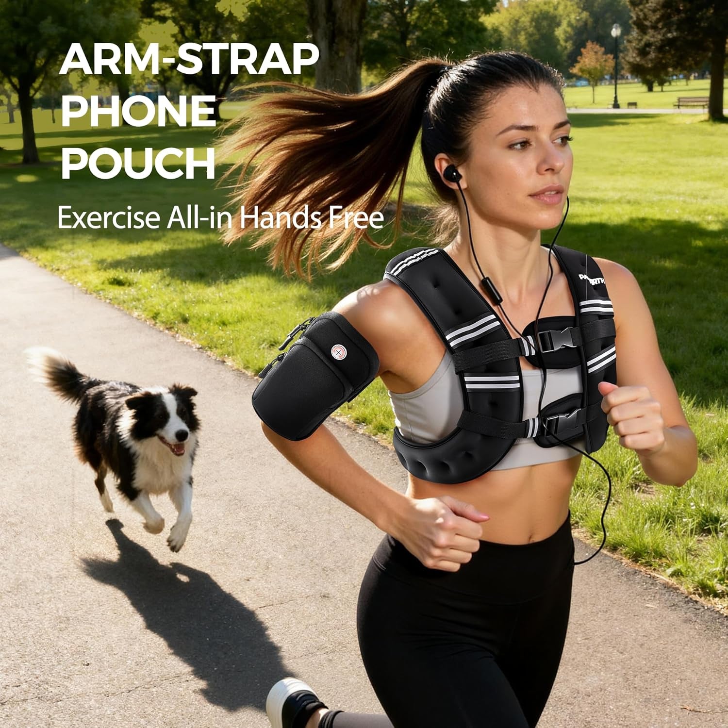 Weighted Vest,6Lb/8Lb/10Lb/12Lb/16Lb/20Lb/25Lb/30Lb Weight Vest with Reflective Stripe, Body Weight Vests for Women, Men, Weight Loss Workout, Strength Training, Running, Walking, Jogging