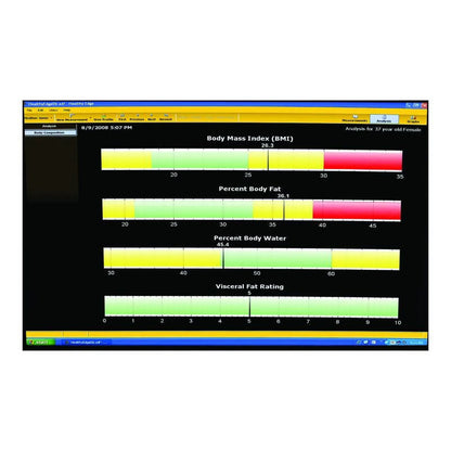 BC-1100F ANT+ Radio Wireless Body Composition Monitor - Digital Smart Scale - Tracks Weight Body Fat Body Water Muscle Mass - Japan Technology - Fitness and Health Device